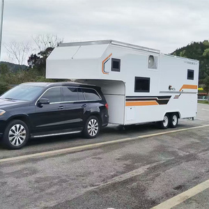 Caravane de voyage 4 personnes de qualité supérieure, entièrement équipée, étanche, en fibre de verre, fabriquée directement par le fabricant pour la vie en plein air. - Product Image 1