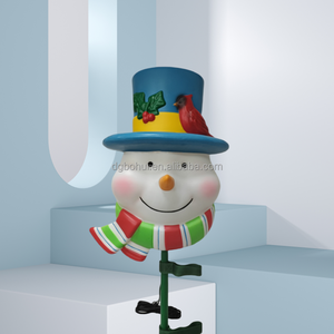 OEM/ODM Custom Blow Mold Christmas Decorations Plastic <b>Crafts</b> Christmas Snowman with <b>Light</b> - Product Image 6