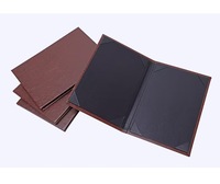 Couverture de menu A4 personnalisée de haute qualité