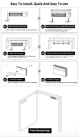 Fail safe électromagnétique 12VDC LED minuterie 280kg(600lbs) maglock contrôle d'accès em single elock porte en bois serrure magnétique