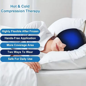 Capuchon de gel réfrigérant médical de classe II ultra flexible et réutilisable, directement de l'usine |   Thérapie par compresse chaude/froide pour les migraines, les tensions et les maux de tête - Product Image 5