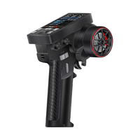 Émetteur de télécommande HotRC CT-8B/10B 8/10CH 2.4G FHSS avec récepteur F-08A/10A pour véhicules RC (bateau, voiture, char)