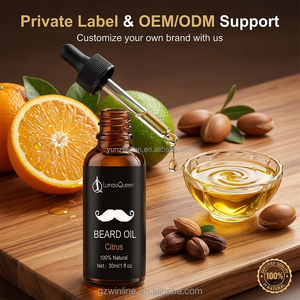 LurnaoQueen <span class=keywords><strong>Huile</strong></span> à Barbe Citronnée 30ml pour Hommes 100% Naturelle Biologique Adoucissante Hydratante <span class=keywords><strong>Huile</strong></span> <span class=keywords><strong>de</strong></span> Toilettage Marque Privée OEM - Product Image 6