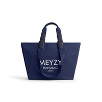 Sac de shopping personnalisé à bandoulière, grand format, imprimé, en toile 12 oz, avec logo imprimé sur mesure
