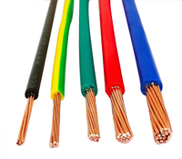 Cable Flexible para Construcción H07V-K, Cable de Cobre Unipolar con Aislamiento de PVC para Tableros de Distribución e Iluminación