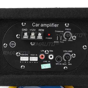 Subwoofer de Audio para Auto de 8 Pulgadas y 480W, Subwoofer Activo Delgado para Debajo del Asiento, Amplificador de Bajos, Altavoz, Amplificador para Auto - Product Image 5