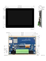 Carte de développement d'écran tactile capacitif LCD de 5 pouces ESP32-S3 le module prend en charge WiFi Bluetooth BLE5, Interface CAN/RS485/I2C