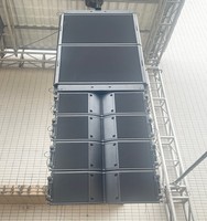 GMK pour enceinte Line Array 208, double amplificateur passif 8 pouces, étanche, 1400W, en bois, pour audio professionnel extérieur/intérieur