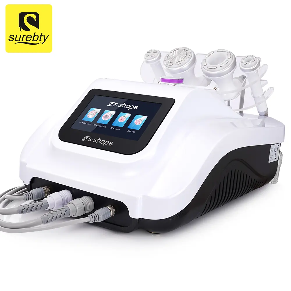 S Shape 30k ultrasound cavitation machine Body Slimming RF equipment Skin Lifting Fat reduction Beauty Salon Device
