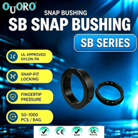 OUORO Seri SB  Penjepit Kabel Plastik Hitam Nylon66 Zhejiang