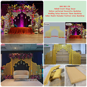 Arco de Fondo Hueco Personalizado LEDA de Estilo Indio de Lujo para Decoración de Eventos en Interiores y Exteriores - Product Image 3