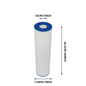 Cartouche de filtre de <span class=keywords><strong>piscine</strong></span> PUREZA à haut débit 26x7 pouces, remplacement antibactérien pour spa, <span class=keywords><strong>piscine</strong></span> et jacuzzi - Product Image 2