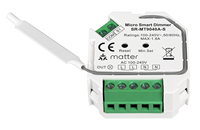 Regulador de Intensidad Inteligente para Aire Acondicionado con Matter Over Thread, 100~240V 1.8A Máx., Bombillas de 400W / LED de 200W, Sin Neutro, OTA, Compacto SR-MT9040A-S