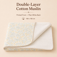 Couverture d'emmaillotage pour bébé unisexe de qualité supérieure 100*100 CM, 2 couches, douce et respirante, pour nouveau-né