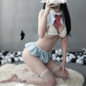 Lingerie Erotica da Donna con Coniglietto, <span class=keywords><strong>Costume</strong></span> <span class=keywords><strong>Sexy</strong></span> per Cosplay in Stile Giapponese - Product Image 6