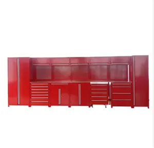High quality metal wall cabinet for tools storage heavy duty garage cabinet workbench with drawers workshop rolling tool cabinet