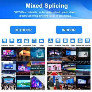 Écran LED vidéo mural intérieur P2.6, taux de rafraîchissement 7680Hz, HDR10+, Adobe RGB 98%, connexion transparente, affichage de location pour centres commerciaux, OEM - Product Image 2