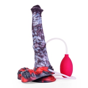 Fantasy Horse Knot Ejaculation <b>Dildo</b> Silicone Squirting Penis Multi Color Large Anal Plug Sex Toys for Women Men Anal Plug - Product Image 5