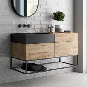 Phòng khách lưu trữ tủ kim loại khung nhà bếp nổi truy cập thép hỗ trợ Kệ phòng tắm treo tường Vanity đơn vị Console - Product Image 4