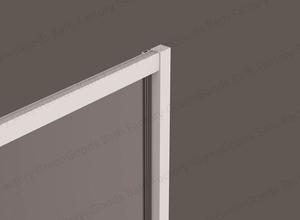 Hot Sale Design <strong>Simple</strong> Glass <strong>Shower</strong> Cabin <strong>Shower</strong> Room with Sliding Door Square Shape Brushed Frame for Hotel Bathroom - Product Image 4