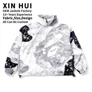Blouson Bomber en Satin Argenté avec Impression <span class=keywords><strong>Graphique</strong></span> Personnalisée pour Hommes, Streetwear, Broderie de Haute Qualité, Motif Serpent, Veste de Skateboard, Veste Varsity OEM - Product Image 1