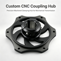 Support de disque de frein noir anodisé haute précision sur mesure pour karts de course, usiné CNC en aluminium, support de rotor robuste