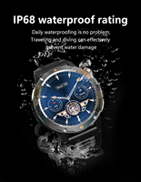 Montre connectée ronde YK06 en promotion usine, écran tactile IPS 1,53 pouces, appels, GPS, suivi de fréquence cardiaque, sommeil et activité, montre de sport