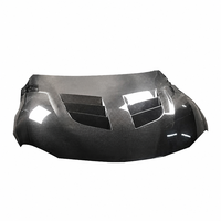 Capot moteur en fibre de carbone OEM personnalisé avec prise d'air, cache d'aération de capot en carbone sec brillant, fabricant de pièces moulées sous vide