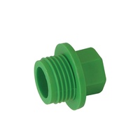 Embout de tuyau PPR long avec joint torique, raccord de tuyau PPR, approvisionnement direct d'usine en Chine