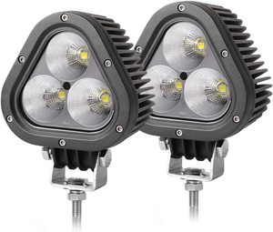 Mini 4 inch <span class=keywords><strong>LED</strong></span> lái xe vỏ đèn tam giác 30 Wát xe phía trước dẫn ánh sáng cho xe SUV ATV Xe tải máy kéo xe nâng - Product Image 3