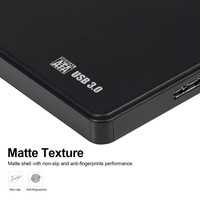 Anpassung Kunststoff Externes Festplatten gehäuse Sata zu USB 3.0 HDD 2,5 Zoll Case Box