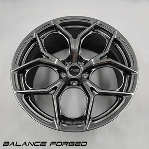 Cerchi Forgiati <span class=keywords><strong>Alfa</strong></span> <span class=keywords><strong>Romeo</strong></span> P111SC Grigio Gunmetal Lucido Diamantato 18 19 20 Pollici Multirazze Deep Dish Sportivi 5x120 5x112 per BMW Audi Toyota - Product Image 1