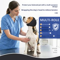 Masque auditif insonorisant pour chien, protection contre le bruit, anti-épouvante, anti-ronflement, en polyester, toutes saisons, style minimaliste