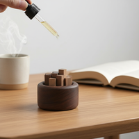 Ornement aromatique écologique, huile essentielle pour la maison et le bureau, blocs en bois, diffuseur d'huiles essentielles en bois