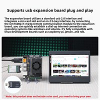 Module de communication IoT 4G 3G 2G SIM7600G-H-M2, bande globale Cat4, module Internet, carte d'extension Raspberry Pi
