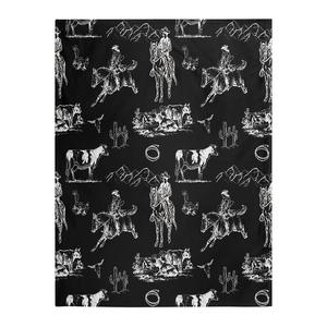 ヴィンテージ植物 & 森林動物ブランケット | 冬の室内装飾のための居心地の良いフランネル投げ - Product Image 2