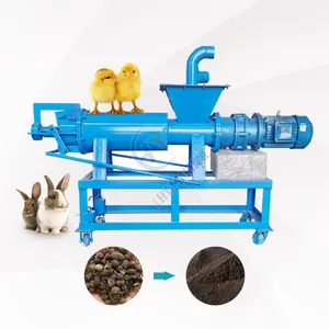 Squeeze Slurry Animal Cow Dung Drying Chicken Dryer Dewater Machine Solid Liquid Manure Separator Dewater