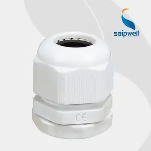 SAIPWELL PG tipo/tipo M IP68 prensaestopas de unión a prueba de agua métrico PG NPT estándar Material de nailon prensaestopas de plástico