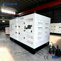 Groupe électrogène diesel robuste et silencieux, triphasé, 50 Hz, 1500 tr/min, refroidi par eau, 600 kVA, avec démarrage automatique et ATS à distance, certifié ISO CE