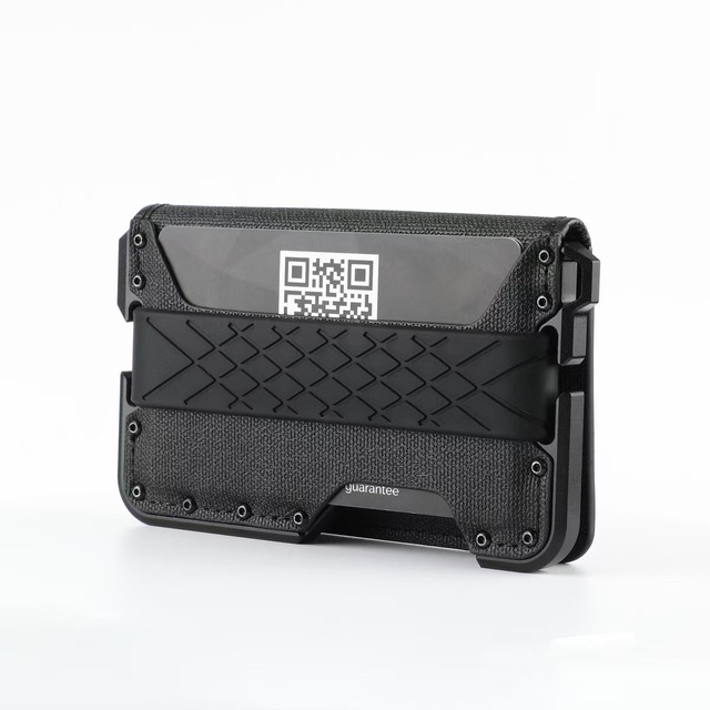 Wireless Smart Tracker Wallet with Tracker Slot RFID Blocking Carbon Fiber Minimalist Slim Card Holder Wallet for Men Gifts