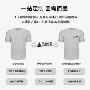 เสื้อยืดคอกว้างแขนสั้นผู้ชาย ลายตารางสีน้ำเงิน ผ้าโพลีเอสเตอร์ระบายอากาศดี สวมใส่สบายๆ แฟชั่นฤดูร้อน - Product Image 3