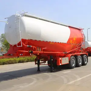 Buona stabilità efficiente e veloce 3 asse 70cbm cemento secco camion rimorchio vettore