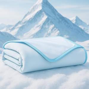 Premium-Kühl decke für Hunde-Leichte, flauschige Bettdecke für Haustiere, atmungsaktive, maschinen wasch bare Kühl matte (blau) - Product Image 1