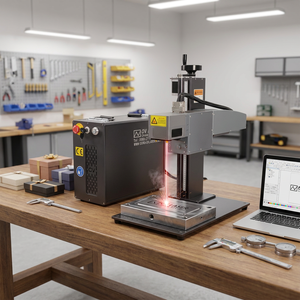 Machine de gravure laser fibre 3D 100W Mopa <span class=keywords><strong>JPT</strong></span> à mise au point dynamique pour gravure en relief profond sur moules métalliques - Product Image 1