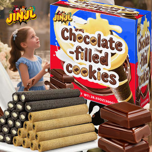 Vente en gros : Rouleaux d'<span class=keywords><strong>avoine</strong></span> au chocolat et au lait, best-sellers, comme ceux de TikTok, collations halal pour enfants - Product Image 1