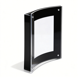 Marco de Fotos Acrílico Curvo Personalizado de Alta Calidad, Soporte de Exhibición de Cristal Conectado por Imán - Product Image 4