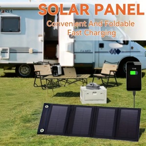 Panel Solar Portátil Plegable de 10W en Bolsa |   Cargador USB para Teléfono para Acampar al Aire Libre - Product Image 6