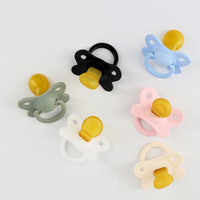 Chupete de Plástico con Forma de Pulgar, Diseño de Mariposa, Tamaño Grande para Adultos y Bebés