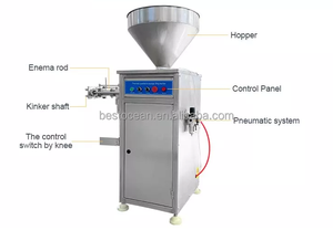 Linea di produzione della salsiccia della macchina di riempimento e di torsione della salsiccia di vendite calde dalla cina - Product Image 2