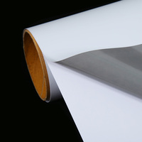 Rouleau d'autocollant de vinyle de voiture adhésif imprimable en PVC avec impression éco-solvant blanc mat brillant Vinyle auto-adhésif